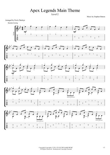 Apex Legends Main Theme (arr. Pavlo Pakshyn)