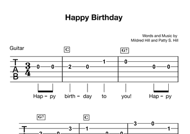 Happy Birthday (arr. Suzan Beyazit)