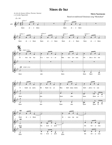 Sinos de Luz (SSA a capella)