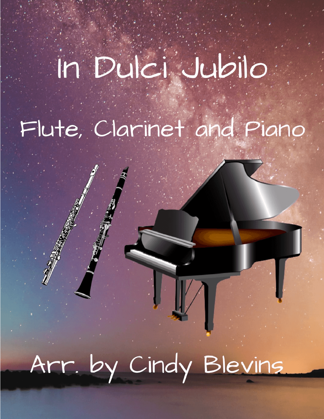In Dulci Jubilo, for Piano, Flute and Clarinet (arr. Cindy Blevins)