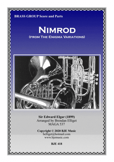 Nimrod (from The Enigma Variations) - Brass Group (Septet) (arr. Brendan Elliget MAGA 537)