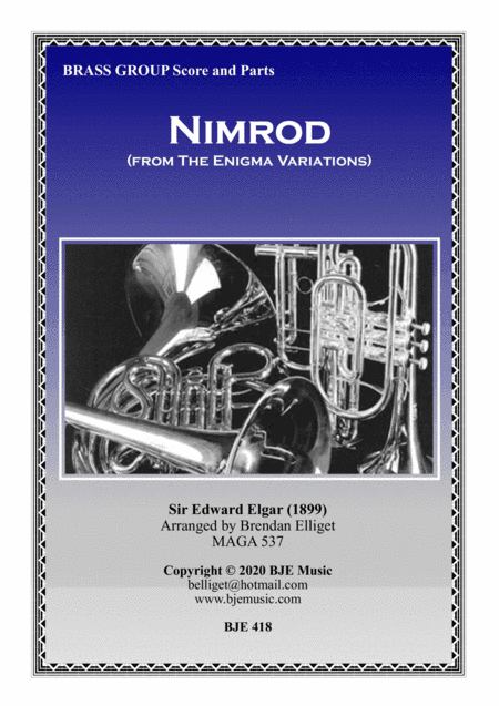 Nimrod (from The Enigma Variations) - Brass Group (Septet) (arr. Brendan Elliget MAGA 537)
