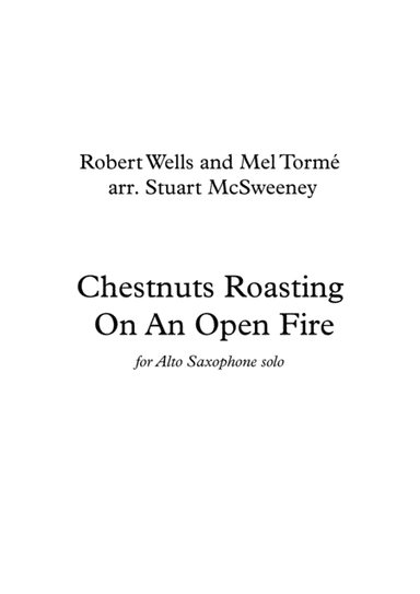 The Christmas Song (Chestnuts Roasting On An Open Fire) (arr. Stuart McSweeney)