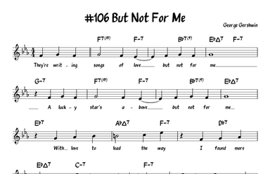 But Not For me (arr. John Fries)