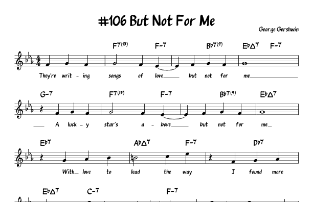 But Not For me (arr. John Fries)