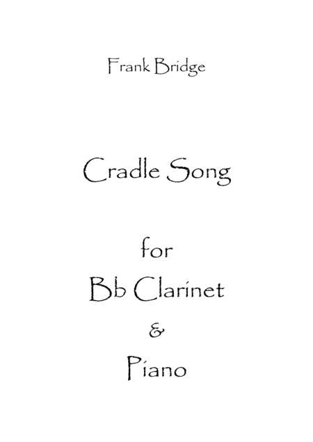 Cradle Song (arr. Spence Bundy)