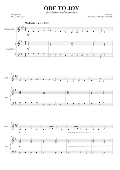 Ode to Joy (arr. Art.o Artaud)