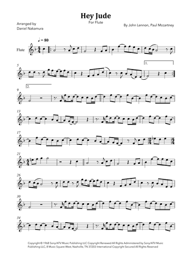 Hey Jude (arr. Daniel Nakamura)