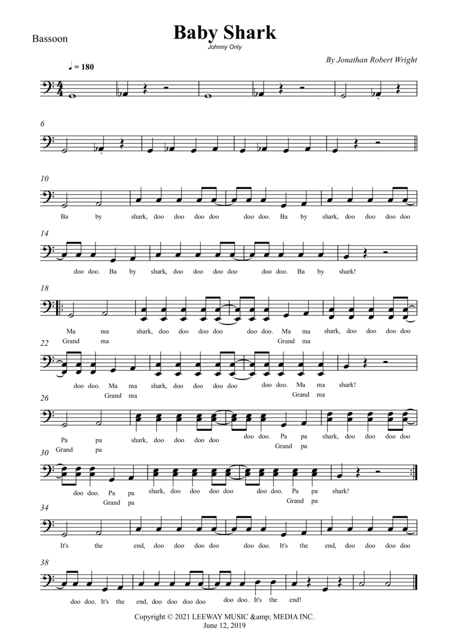 Baby Shark (arr. Wesley S. SIlva)