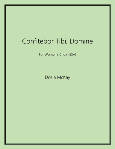 Confitebor Tibi, Domine