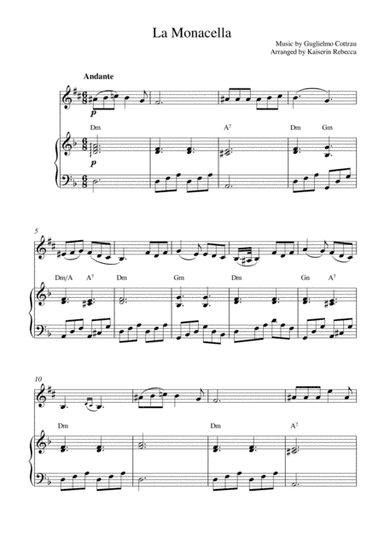 La Monacella (arr. Kaiserin Rebecca)