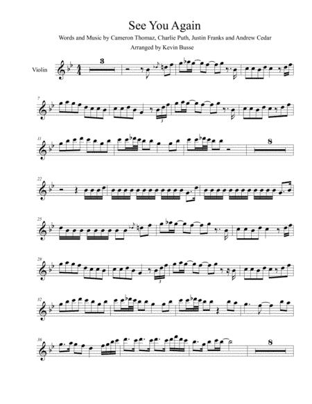 See You Again from FURIOUS 7 (arr. Kevin Busse)