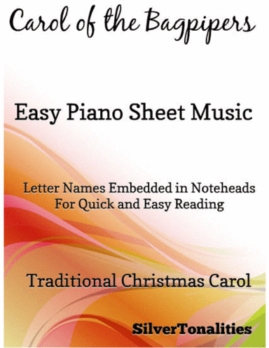 Carol of the Bagpipers Easy Piano Sheet Music (arr. SilverTonalities)