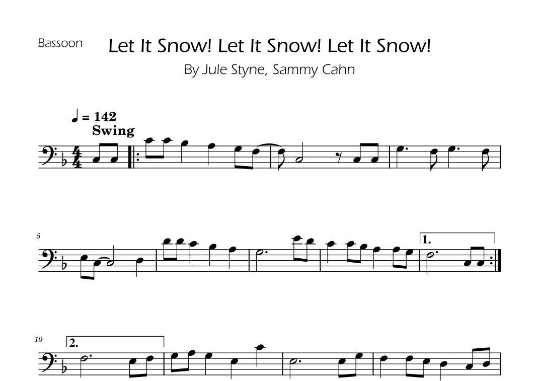 Let It Snow! Let It Snow! Let It Snow! (arr. Ygor Nunes)