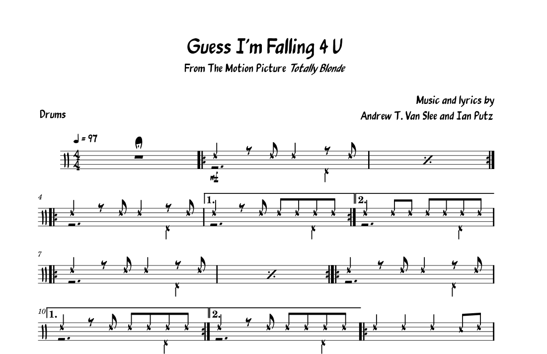 Guess I'm Falling 4 U (arr. David Lartey)