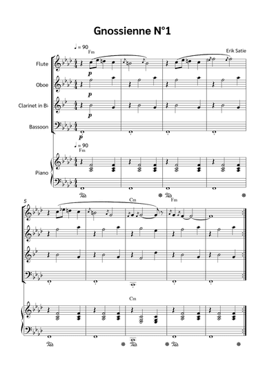 Gnossienne N°1 (arr. Jackson Spindler)