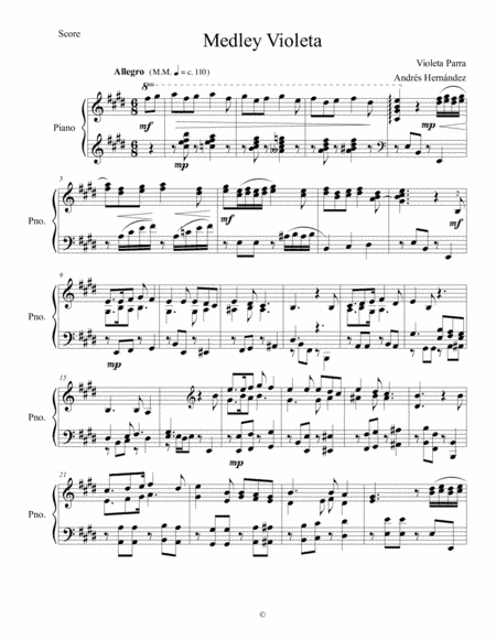 Gracias A La Vida (arr. Andrés Hernández)
