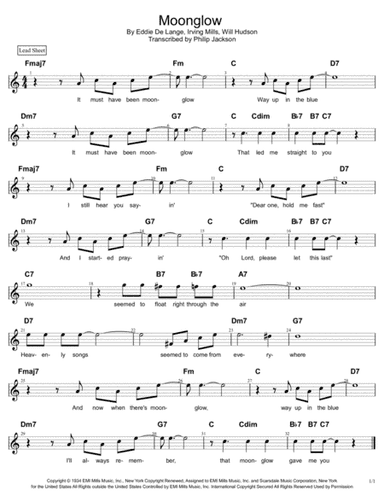 Moonglow (arr. Philip Jackson)