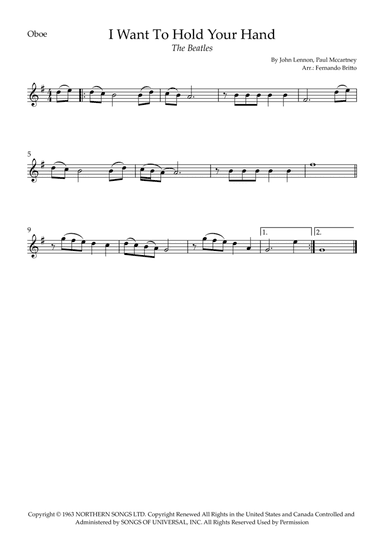 I Want To Hold Your Hand (arr. Fernando Britto)