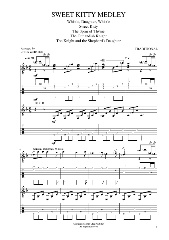 Sweet Kitty Medley (arr. Chris Webster)