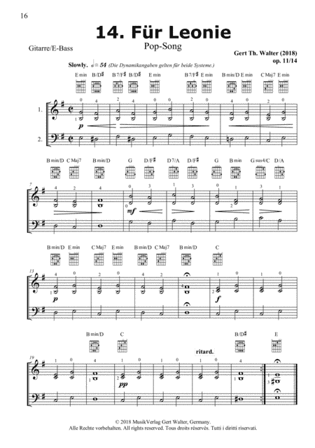 For Leonie (from Guitar Pop Romanticists)