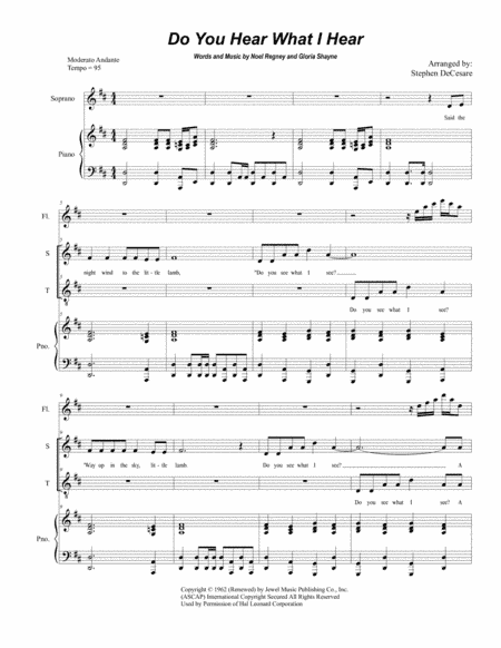 Do You Hear What I Hear (arr. Stephen DeCesare)