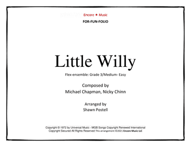 Little Willy (arr. Shawn Postell)