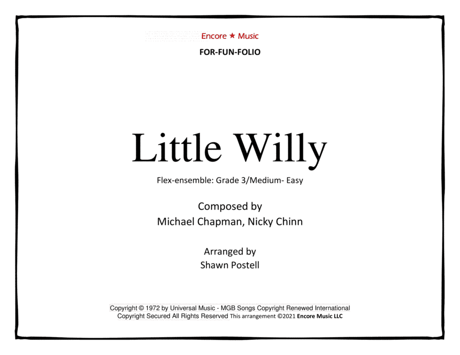 Little Willy (arr. Shawn Postell)