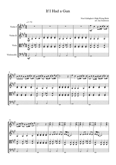 If I Had A Gun... (arr. Ian Anderson)