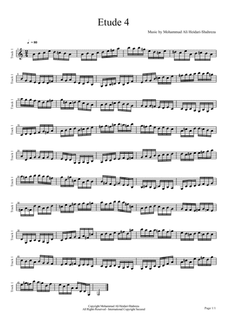 Etude 4