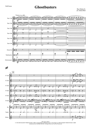 Ghostbusters (arr. Julien Roh)