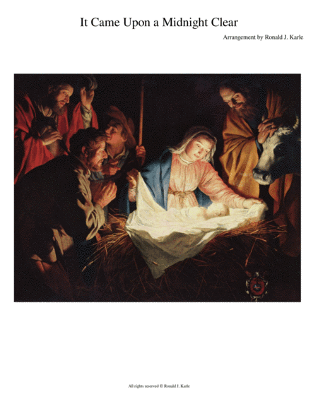 It Came Upon a Midnight Clear (arr. Ronald J. Karle)