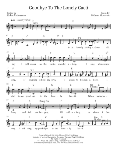 Goodbye To The Lonely Cacti