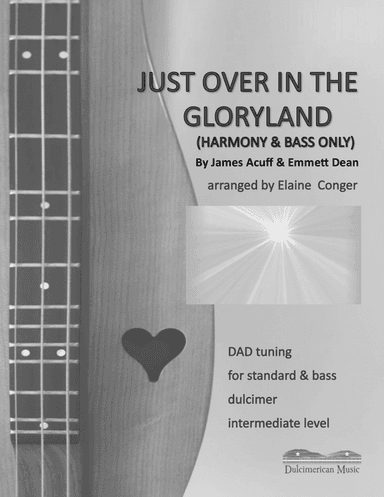 Just Over in the Gloryland - HARMONY & BASS PART ONLY (arr. Elaine Conger)