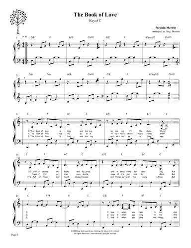 The Book Of Love (arr. Angi Bemiss of Simply the Harp)