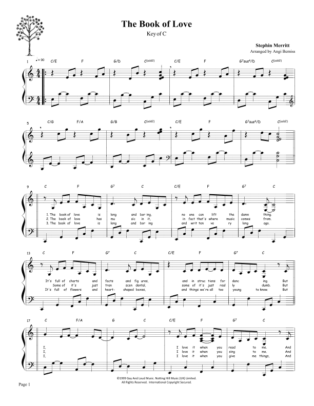 The Book Of Love (arr. Angi Bemiss of Simply the Harp)