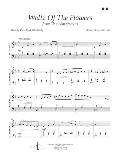 Waltz Of The Flowers (from the Nutcracker) - EASY! (arr. Lorie Line)