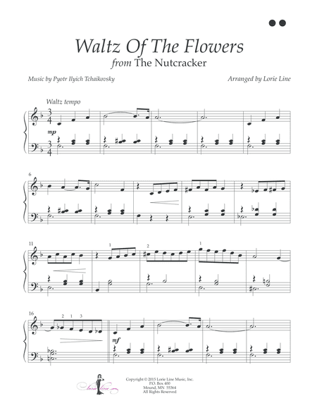 Waltz Of The Flowers (from the Nutcracker) - EASY! (arr. Lorie Line)