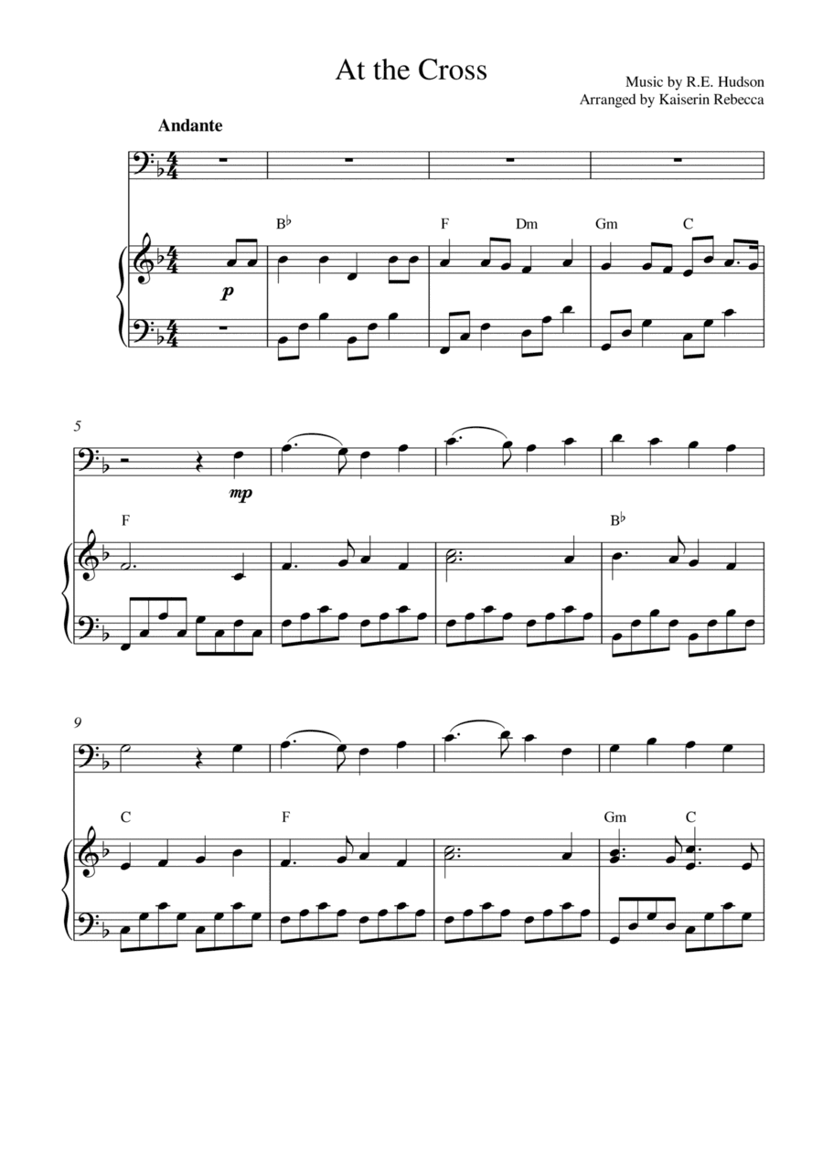 At the Cross (for bassoon solo and piano accompaniment) (arr. Kaiserin Rebecca)