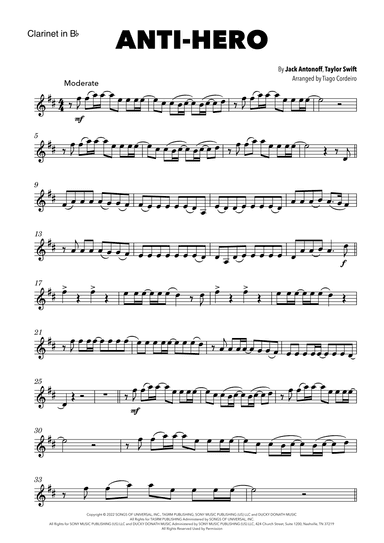 Anti-hero (arr. Tiago Cordeiro)