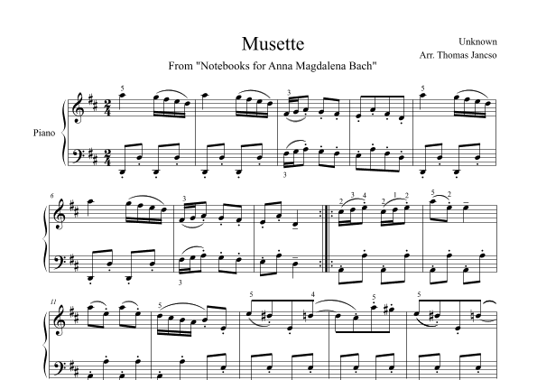 Musette (arr. Thomas Jancso)
