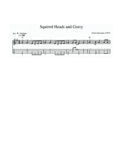 Squirrel Heads and Gravy - for Ukulele (arr. W. Durham)