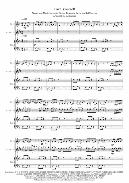 Love Yourself (arr. David Kocijan)
