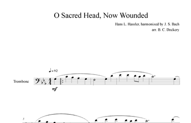 O Sacred Head, Now Wounded (Trombone Solo) (arr. B. C. Dockery)