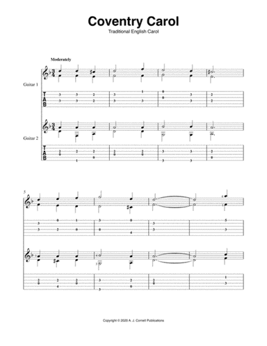 Coventry Carol (arr. Mark Phillips)