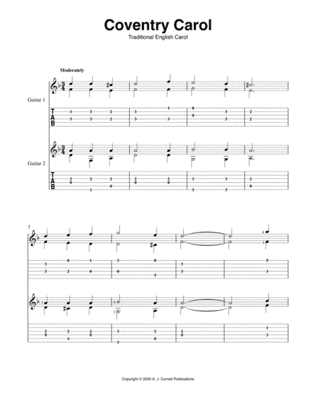 Coventry Carol (arr. Mark Phillips)