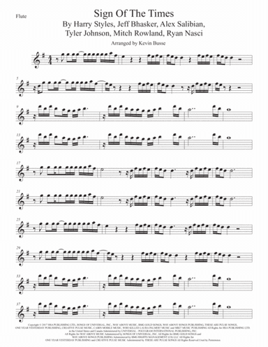 Sign Of The Times (arr. Kevin Busse)