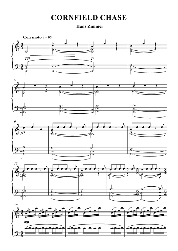 Cornfield Chase (arr. Vadim Dashevskij)