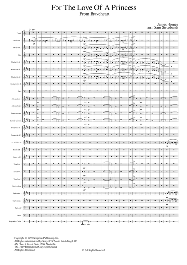 For The Love Of A Princess (arr. Sam Stroobandt)