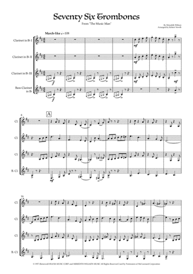 Seventy Six Trombones (arr. Robert Newth)